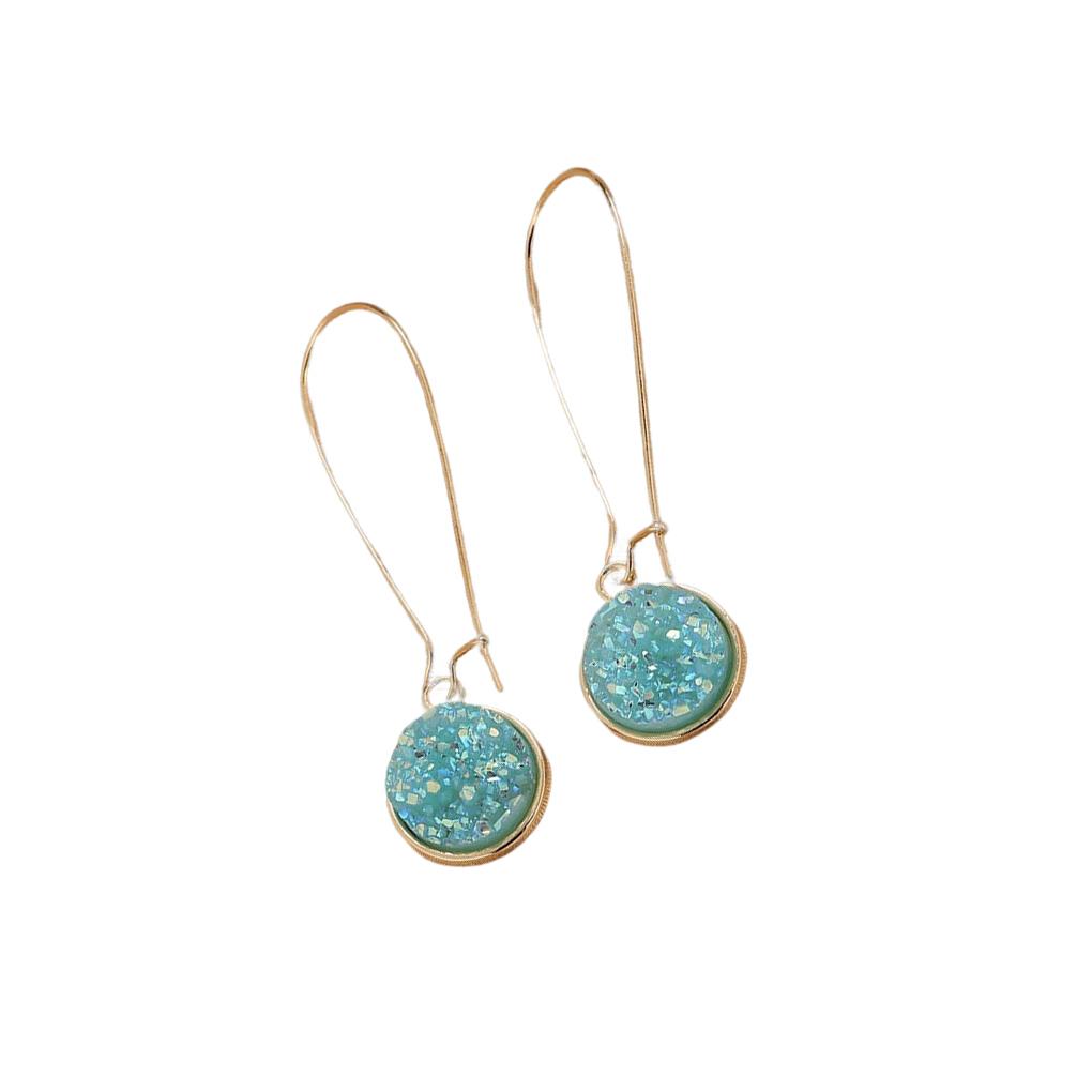

1 Pair Hanging Dangle Earring Exquisite Stud Chain Portable Female Stylish Matching Gifts Ear-drop Ear Alloy Long Clothes Supply