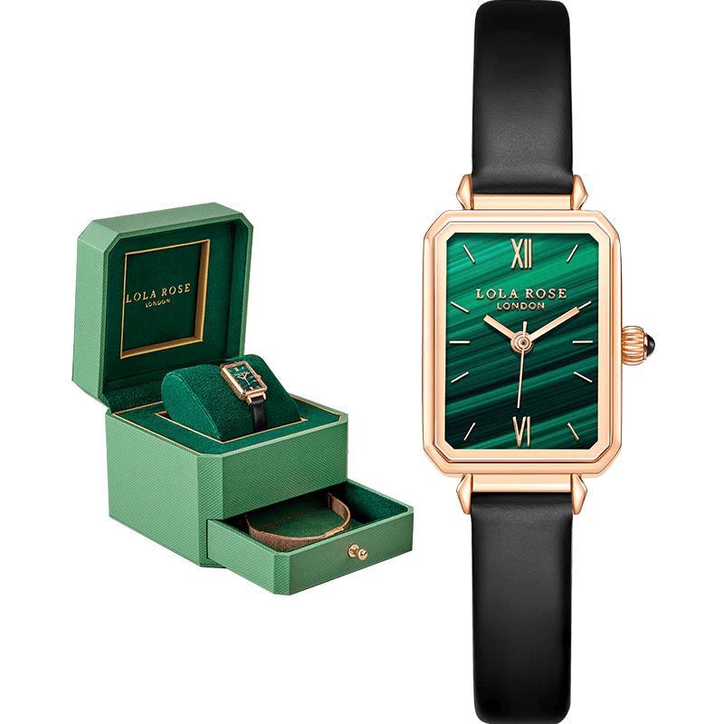LOLA ROSE Women s Vintage Square Dial Quartz Watch