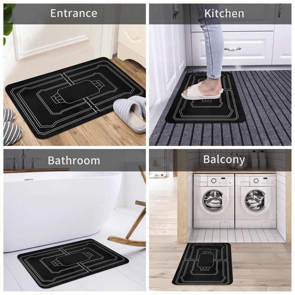 Frost Trap Welcome Doormat Mat Anti-Slip  Kitchen Bath Balcony Rug Carpet 40*60cm