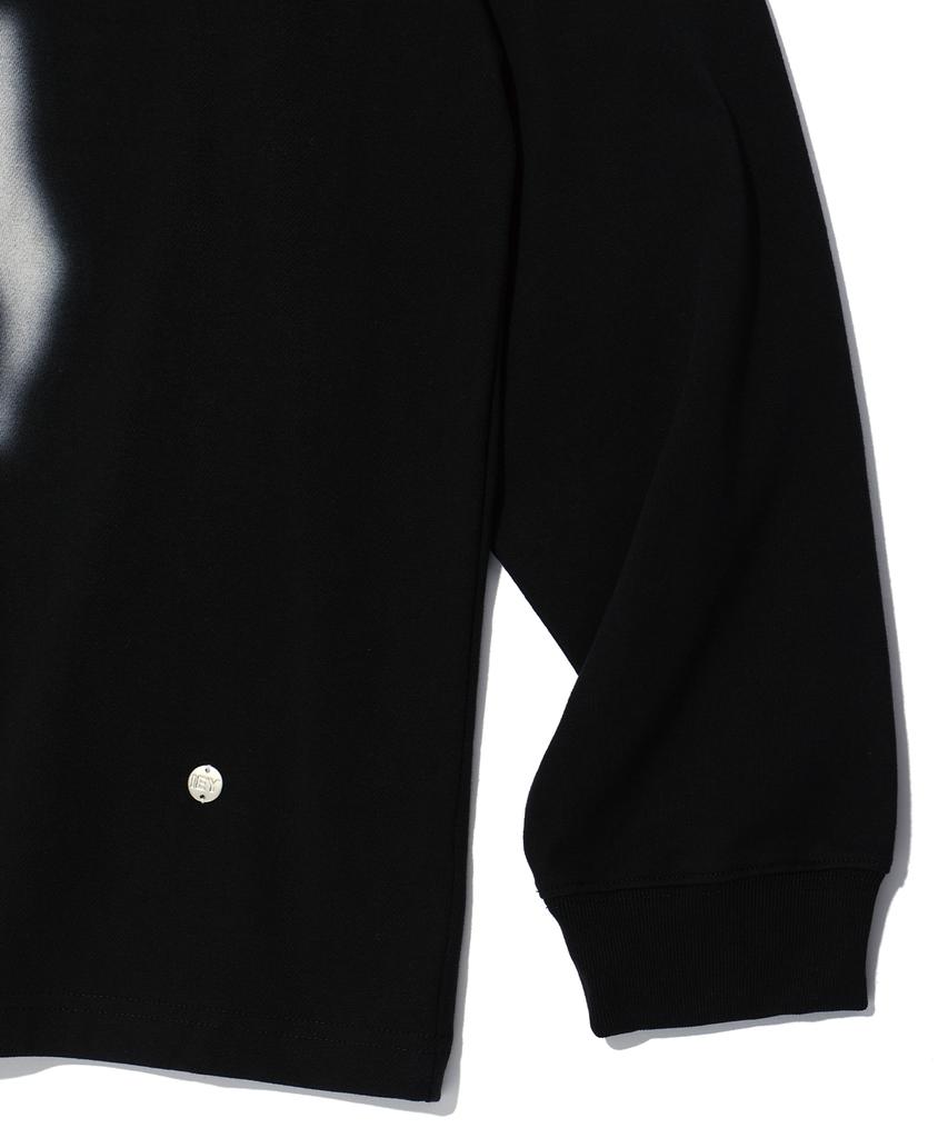 IEY Peace Whale Long Sleeve Black