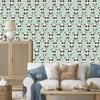 Panda Wallpaper with Leaves for Living Room and Bedroom 50x1000