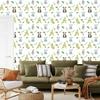Animals among the leaves wallpaper for living room and bedroom 50x1000
