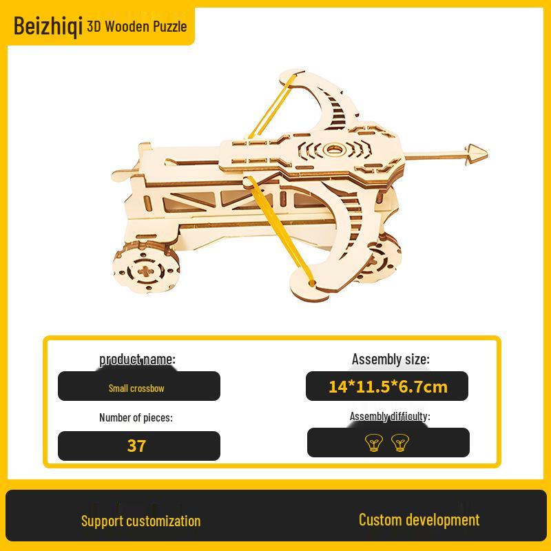 3D Laser-Cut Wooden Butterfly Puzzle Kit for Kids