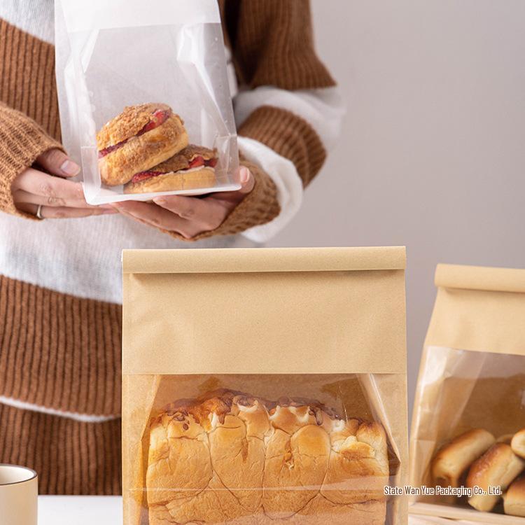 450g Self-Sealing Bread Bags for Sliced Toast & Croissants