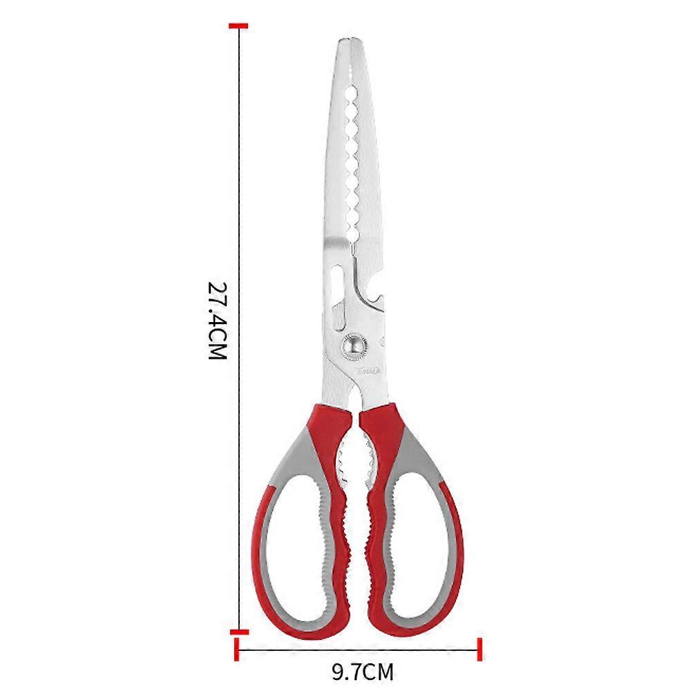 Stainless Steel Fishing Scissors Multifunctional Fishing Line Cutters Anti-slip Fishing Shears