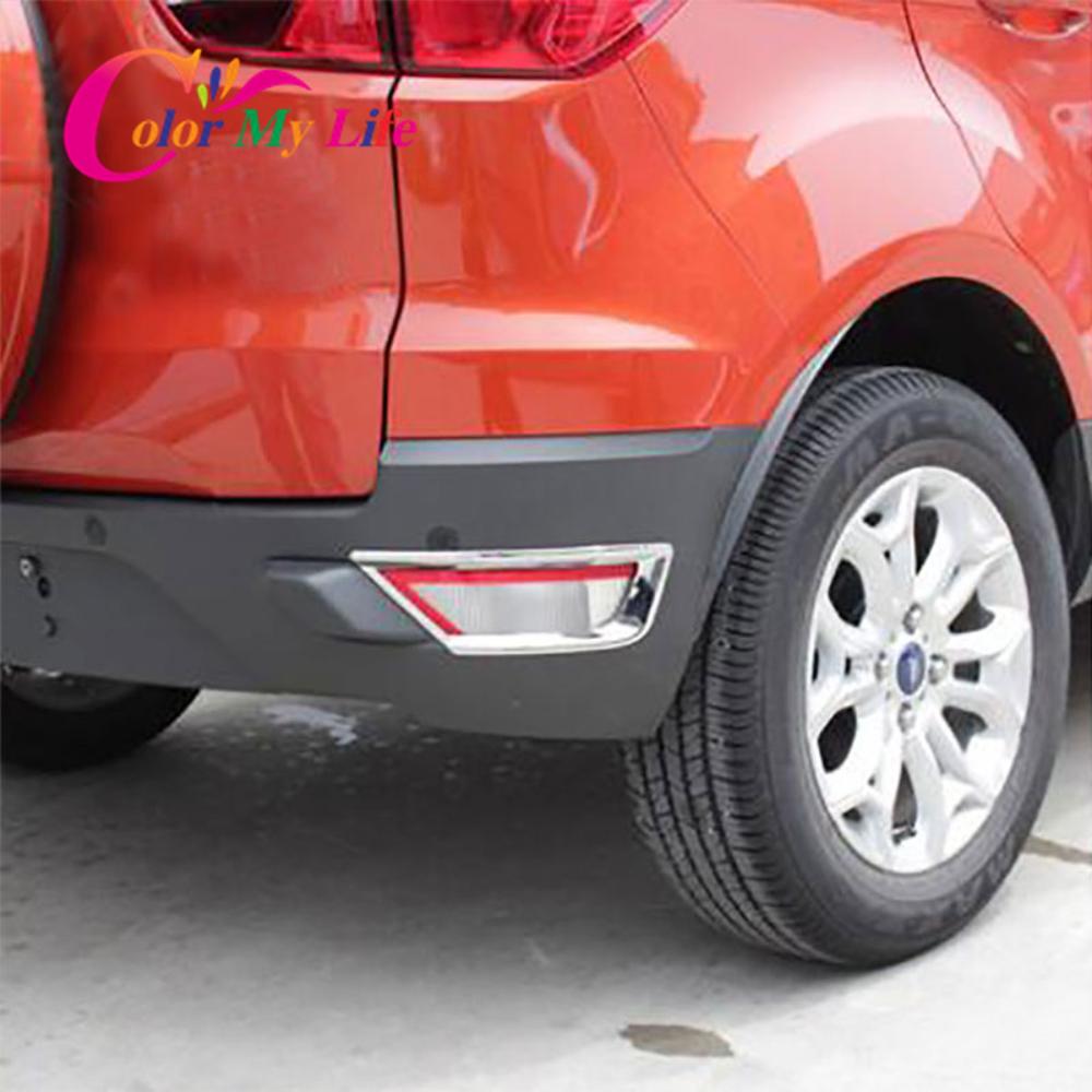 

Цвет My Life ABS задние противотуманные фары противотуманные фары хромированная крышка наклейка для Ford Ecosport 2012-2017 автомобильные аксессуары