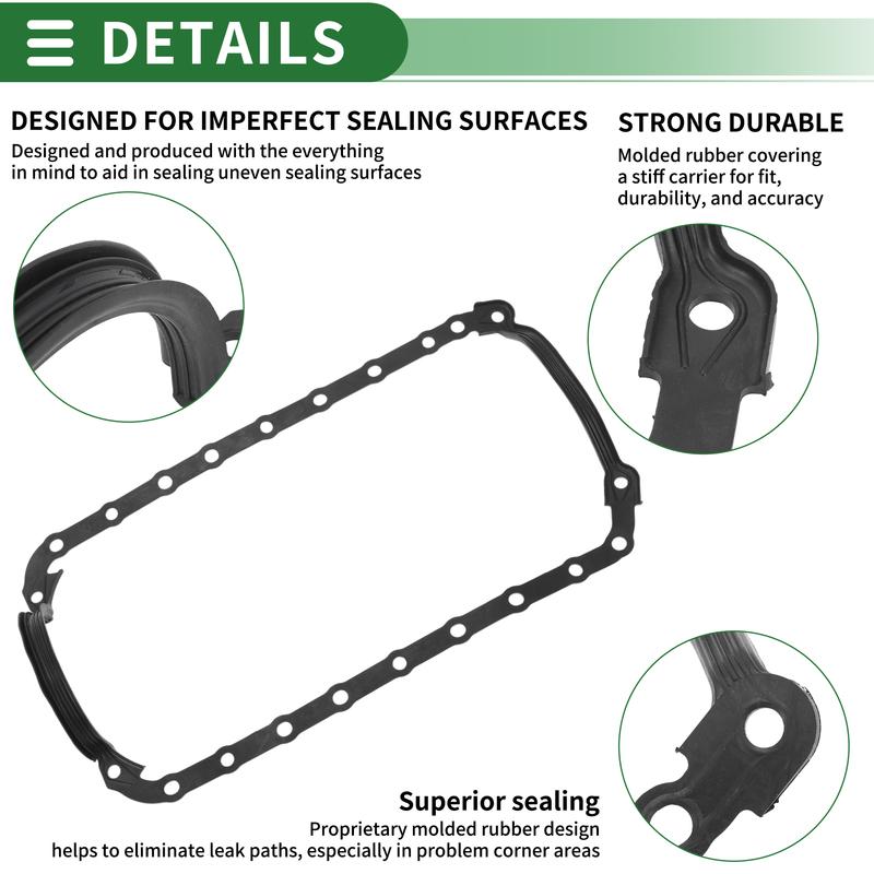X Autohaux No.8970801940 Auto Car Oil Pan Gasket for Isuzu ELF Van 1985-2003 Auto Replacement Parts Gaskets