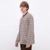 Men's Striped Loose Fit Long Sleeve T-Shirt