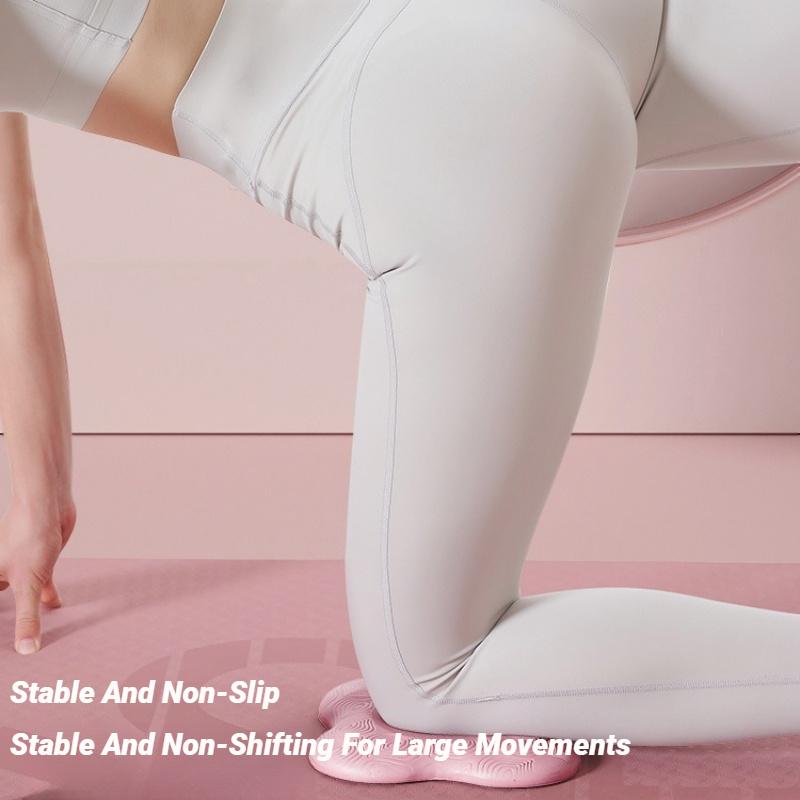 Tpe Thickened Anti Slip Yoga Kneeling Pad Knee Support Rebound Non-Slip Fitness Mat Shock Absorption Soft Flat