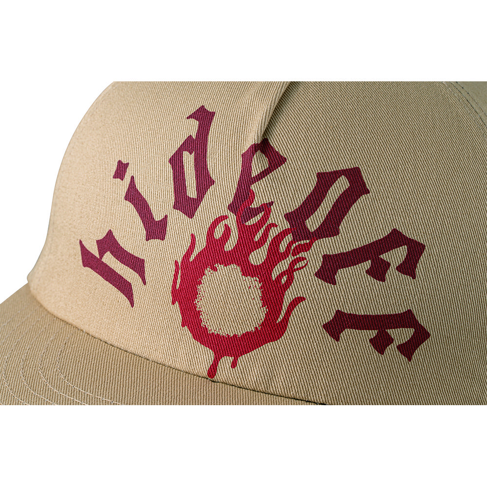 HIDEOFF 5-Panel Flame Logo Cap