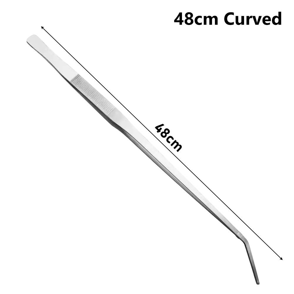 1Pcs Stainless Steel Aquarium Tweezer Long Tong Aquarium Supplies  Pet Shrimp Reef Coral