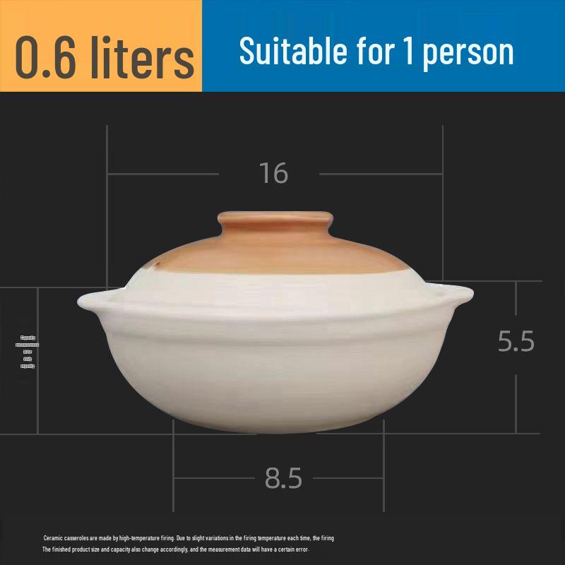 Clay Pot for Home Cooking - Gas Stew, Earthenware, Sand Pot for Huangmenji and Stews