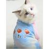 Winter Sphinx Cats Clothes Cotton Kittens Jumpsuit Warm Clothing For Sphynx Pet Costumes Plus Velvet Thickening DevonRex Ragdoll