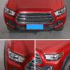 Piano Black Headlight Eyebrow Eyelid Strip Cover Trim For Toyota Tacoma 2016-22