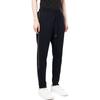 Hugo Boss Knitted Sweatpants Men's Navy Blue Moderate Cuffed Pants 50465961-402