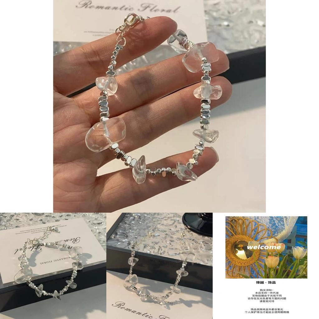 Luxurious Crystal Shard Bracelet For Women Unique Glass Bead Jewelry