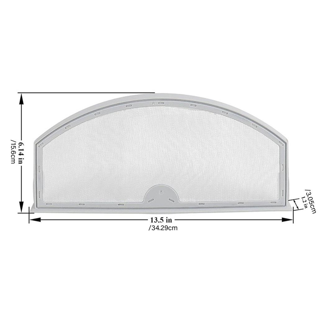 Dryer Filter Dryer Lint Filter Dryer Lint Trap Replacement Plastic Texture Dryer Accessory for Various Dryer Models