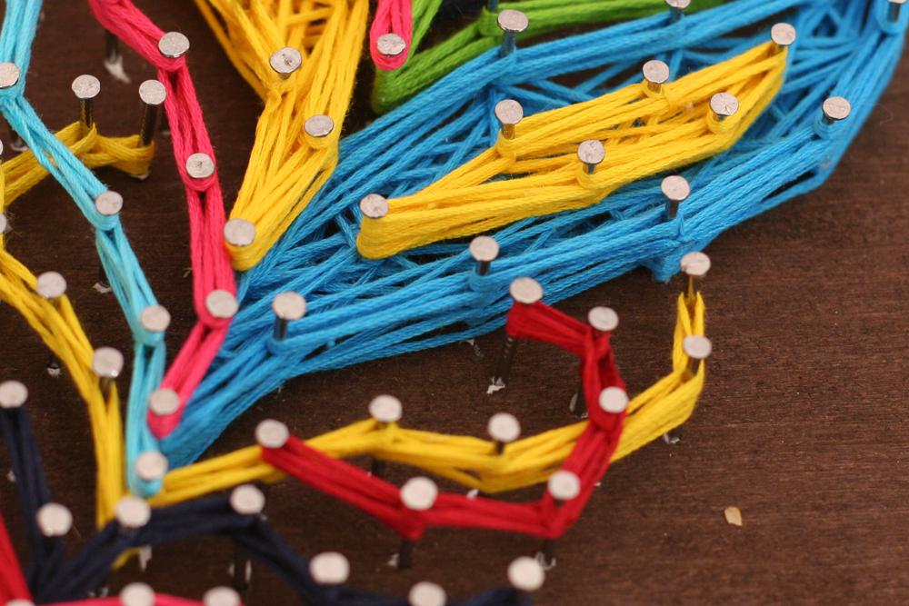 Set of String Art Outline Art Handmade