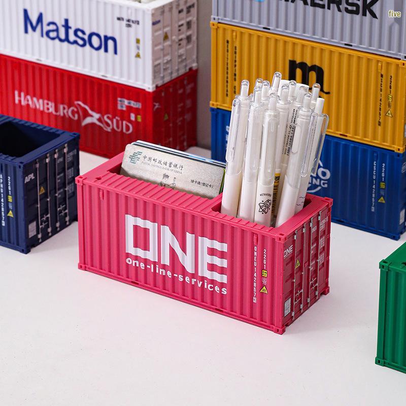 20ft 1:35 Container Model Ornament & Pen Holder Business Gift – Customizable with Graphics & Text
