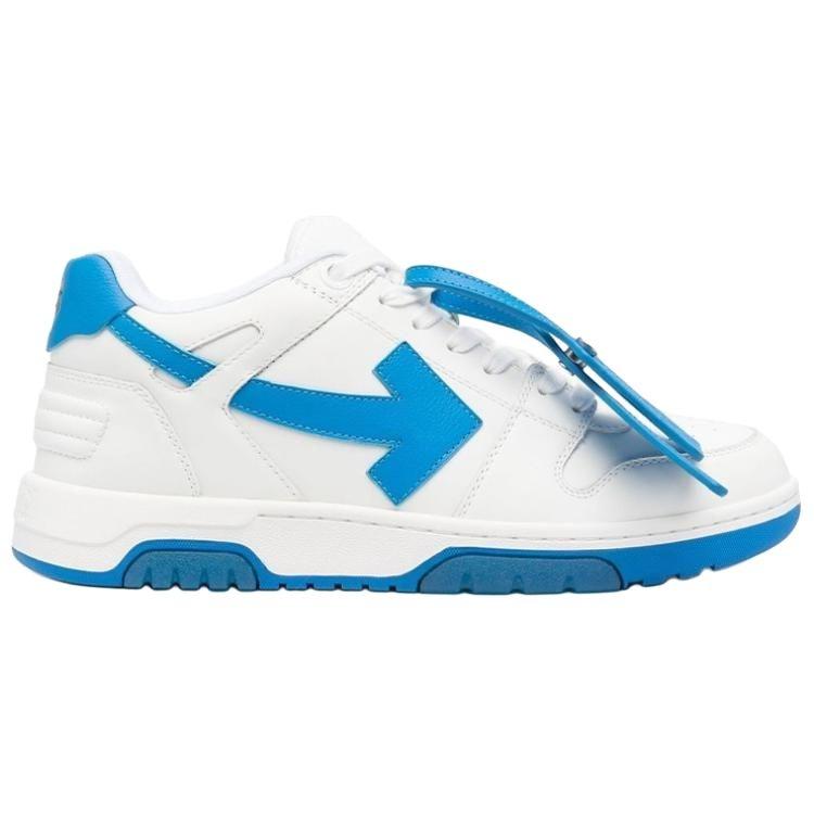 Off-White Out Of Office Low-Top Sneaker 'Blue White' Men's OMIA189F22LEA0010145