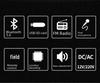 Dual-Channel Bluetooth Amplifier with USB Radio & Wireless Remote