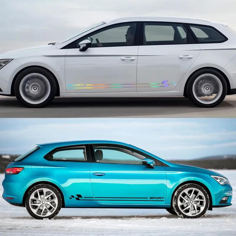 Car Door Vinyl Decals Stickers Side Stripes Graphics Decor Sport Tuning Accessories For Seat Leon Fr Cupra MK3 5F MK2 1P MK1 1M