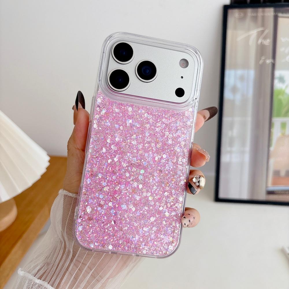 Coque de téléphone Bling à paillettes transparentes, sable mouvant et paillettes pour iPhone 17 Air 16 15 14 13 12 11 Plus Pro Max, style fille à la mode