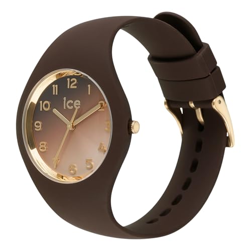 Ice-Watch Sunset Ladies Wristwatch 024986 Dark Chocolate Small Plus 37mm 3 Hands