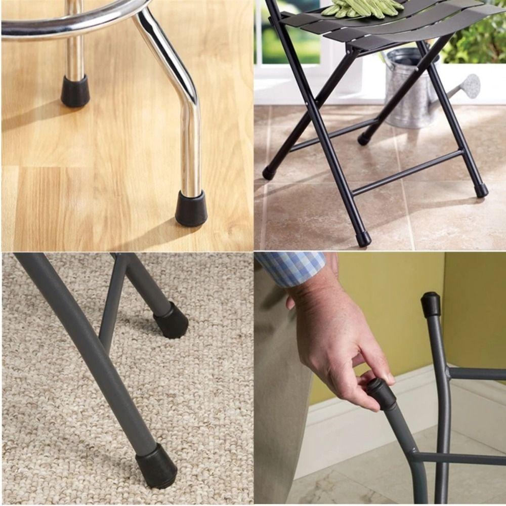 1Pcs Floor Protectors Pads Chair Leg Caps Furniture Feet Tubing End Covers Durable Round Tube Plug