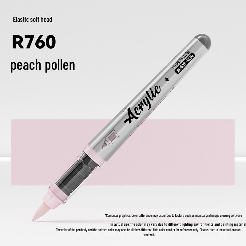 Jinzhi Liquid Acrylic Marker Pen - Soft Tip, Opaque, Large Capacity, Stackable Colors
