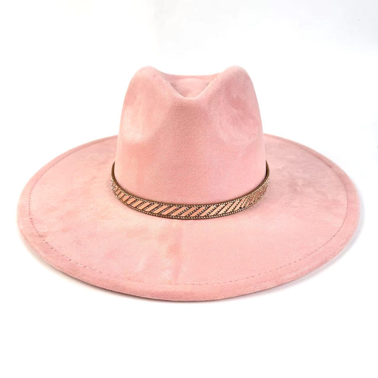 Ветрозащитная Западная Ковбойская Шляпа Мужская и Женская Замшевая Рыцарская Цилиндр Шляпа от Солнца Защита от Солнца Джазовая Шляпа M（56-58cm）