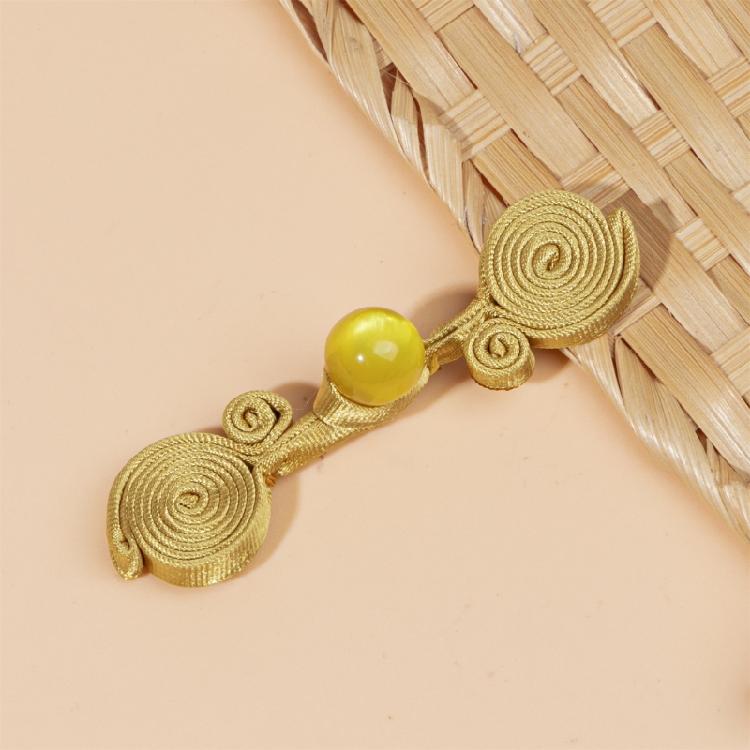 Elegant Jades Beads Buttons Handmade Chinese Closure Buttons Trendy Buttons for Enhancing Chinese Dresses