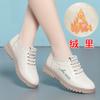 Spring Autumn Women Anti-slip Soft Bottom Comfort Fashion Oxford Single Shoes Casual Flat Lightweight Soft Leather Sneakers
