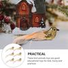 6Pcs Simulation Bird Decorations Froth Birds with Glitter Sequins Clip-on for Christmas Tree Home Decor DIY Craft
