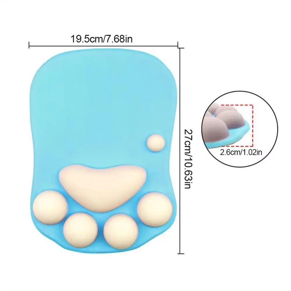 Hand Guard Gaming Mouse Pads Cartoon Mouse Wrist Pad Creative 3D Cat Paw Mouse Pad  Office Desk