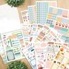 R6FF Adhesive Planner Sticker Scrapbooking Decorative Sticker For Journals Calendar Daily Schedules And Art Craft Project