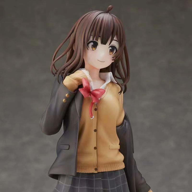 Beautiful Girl Shaving High School Student Hara Sa Figure Excellent Anime Figure Toy Dream Chassis 2D Figurine Height Unofficial (Standing 25cm)
