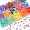 100Pcs High Quality Glass Seed Beads Cut Dyed Diamond Crystal Beads for Earring Bracelet DIY Jewelry Craft Accessoreis Making