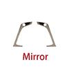 For Lexus RX 350 350h 450h+ 500h   2024 Steel Car Front Fog Light Strip Trim Frame Cover Trim 2Pcs Eyebrow Accessories