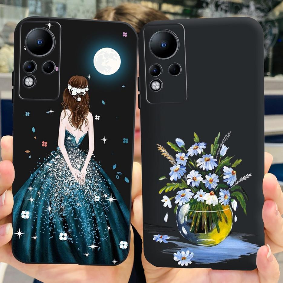 For Infinix Note 11 Case X663 X663B Stylish Painted Back Cover 6.7'' Shockproof Phone Case For Infinix Note 11 Note11 Soft Shell