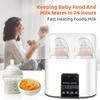 Adjustable Temperature Baby Bottle Warmer for Heating and Thawing Breast Milk