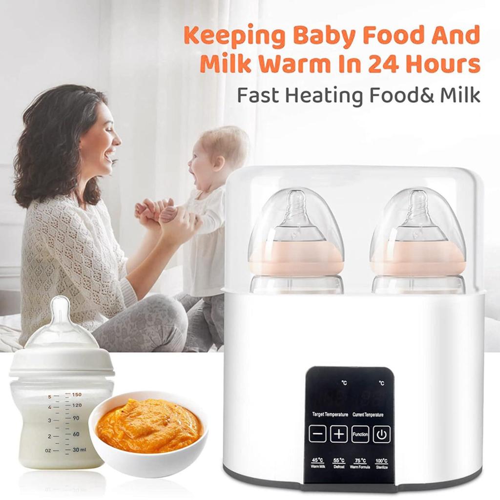 Adjustable Temperature Baby Bottle Warmer for Heating and Thawing Breast Milk