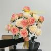 Fringed Rose Artificial Flowers, Silk Flowers, Rose Hand Bouquets, Artificial Flower Materials, Home Decoration, Wedding Shooting Props