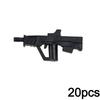 20pcs WW2 Military SWAT Guns Bricks Model Series Guns Assemble Educational MOC Army Building Blocks Soldier Militaries Kid Toys