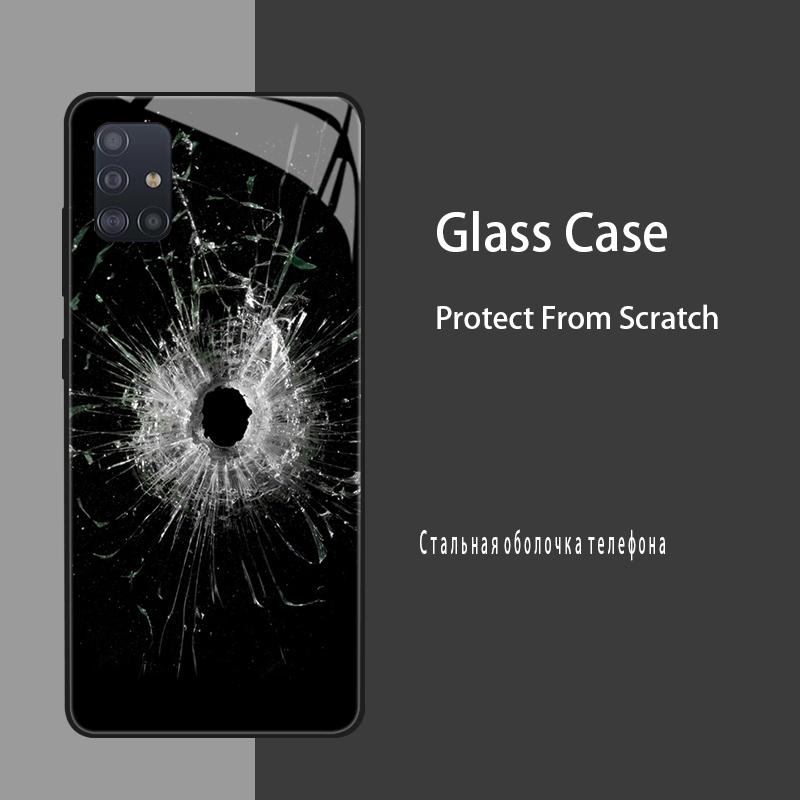 Case For Samsung Galaxy A51 Cases Tempered Glass Case For Samsung Galaxy A31 A71 Bumper A 51 71 Hard Silicone Cover Coque Fundas
