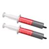 2Pcs Thermal Paste Silicone Grease Compound Syringe Design Accessory for CPU Computer