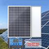 22W Polycrystalline Solar Panel Kit with Aluminum Frame for 12V/18V Outdoor Charging