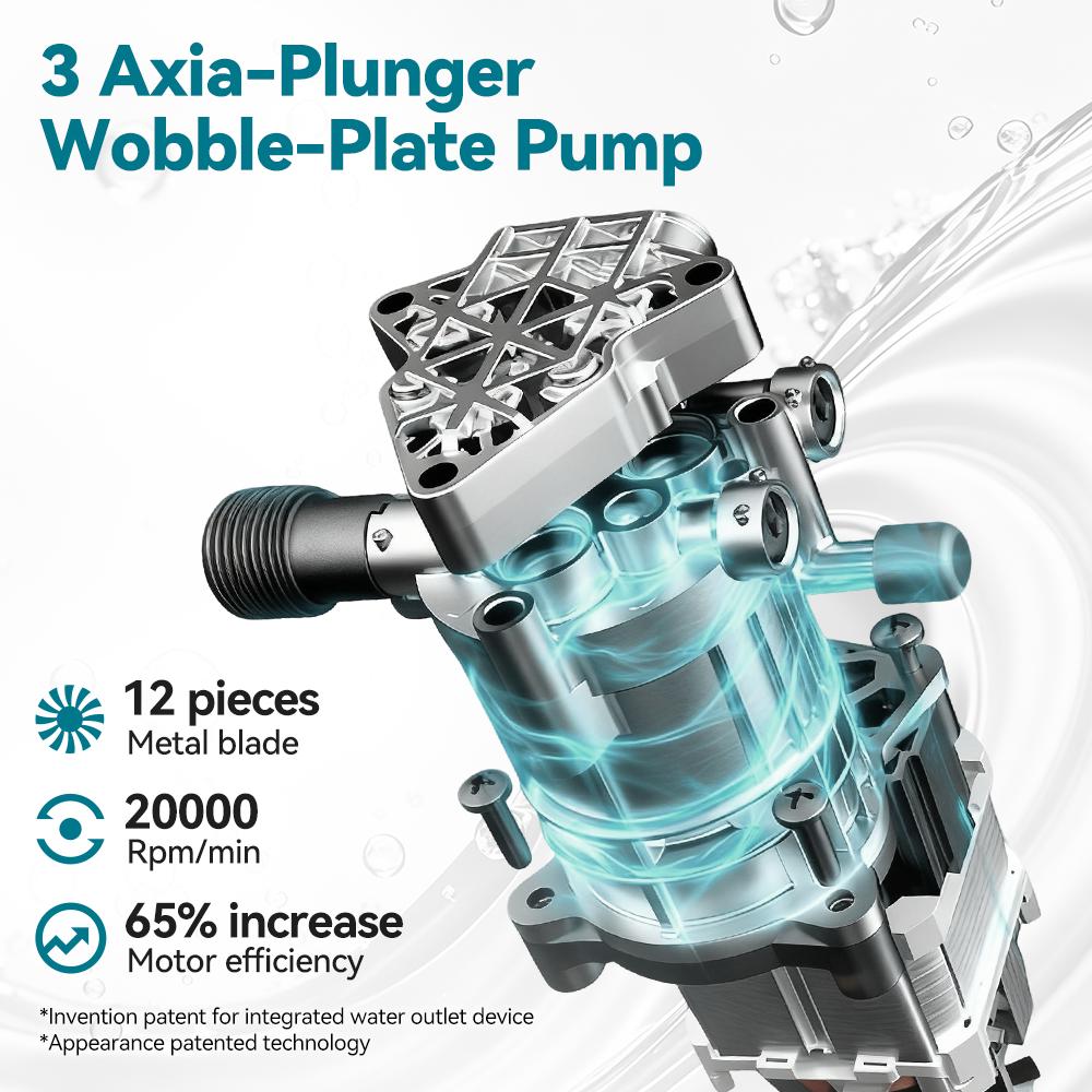Yofidra High-Pressure Car Washer – Dual Water Intake (Self-Priming + Faucet) + All-in-One 0–180° Nozzle + Rich Foam Spray + 3-Axis Metal Pump