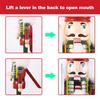 Christmas Nutcracker Ornament 12 inch Traditional Painted Wooden Nutcracker Soldier Doll Nutcracker Figures Holiday Party Tabletop Christmas