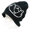 Scorpy Cat Print Knit Cap for Cat CAT Black Lovers, LOVER,